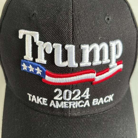 New Black 2024 President Donald Trump Rally Hat Take America Back Baseball Cap - Picture 2 of 5